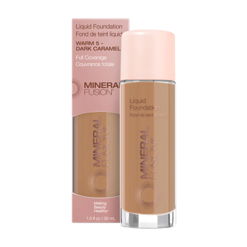 Mineral Fusion | Liquid Foundation Warm 5 Dark Caramel