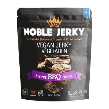 Noble Jerky | Sweet BBQ Vegan Jerky 70g
