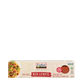 Explore Cuisine | Organic Red Lentil Spaghetti 227g
