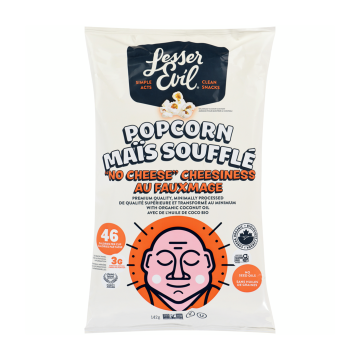 Lesser Evil | "No Cheese" Cheesiness Popcorn 142g