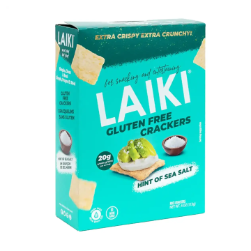Laiki | Gluten Free Hint Of Sea Salt Crackers 113g