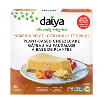 Daiya | Plant-Based Pumpkin Spice Cheezecake