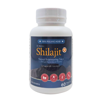Dr. Klein's | Shilajit 50% Fulvic Acid Natural Rejuvenating Tonic Capsules