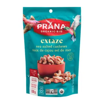 Prana Organic | Extaze Sea Salted Cashews 150g