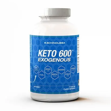 Schinoussa | Keto 600 Exogenous Vegetarian Capsules 75's