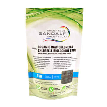 Gandalf | Organic Raw Chlorella Broken Cell Wall 600mg Tablets 150's