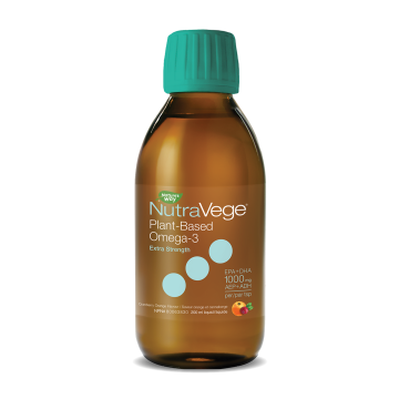 Nature's Way | NutraVege Omega-3 Plant 1000mg EPA+DHA Cranberry Orange Flavour Liquid