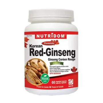 Nutridom | Korean Red Ginseng Vegetarian Capsules