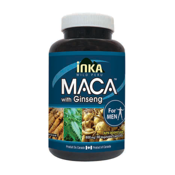 Inka Wild Peru | Maca With Ginseng For Men Vegetarian Capsules