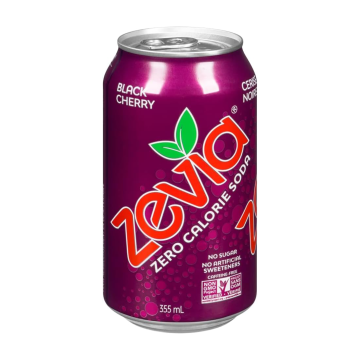 Zevia | Black Cherry Soda Can