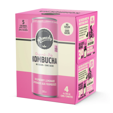 Remedy | Organic Raspberry Lemonade Kombucha
