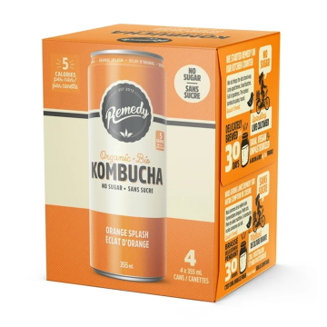 Remedy | Organic Orange Splash Kombucha