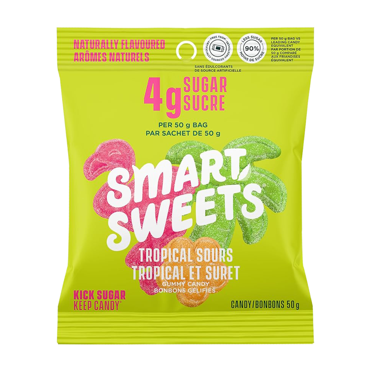 Smart Sweets | Tropical Sours Gummy Candy 50g