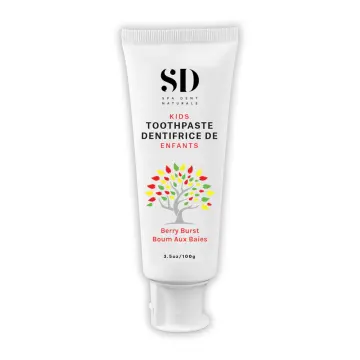 SpaDent Naturals | Dentifrice pour Enfants Saveur Baie 100g