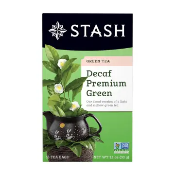 Stash | Thé vert premium décaféiné 18 sachets