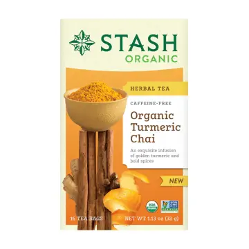 Stash | Organic Turmeric Chai Herbal Tea 16 Bags