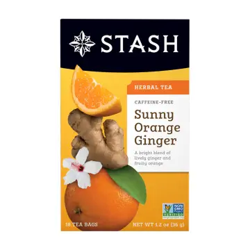Stash | Sunny Orange Ginger Herbal Tea 18 Bags