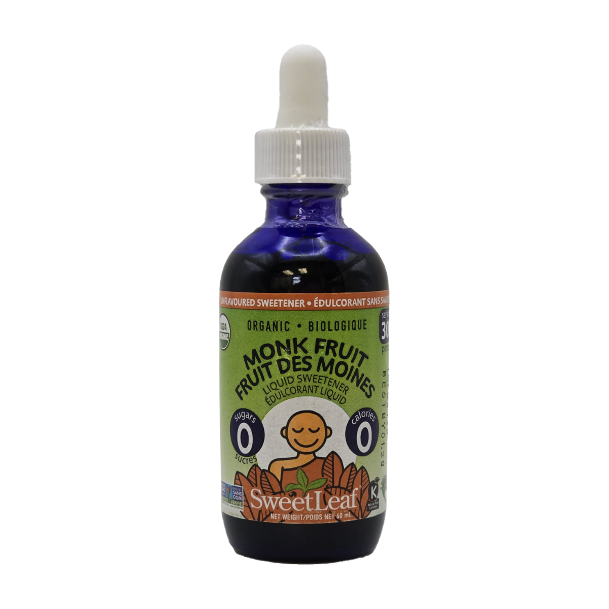 SweetLeaf | Unflavoured Monk Fruit Drops 60ml