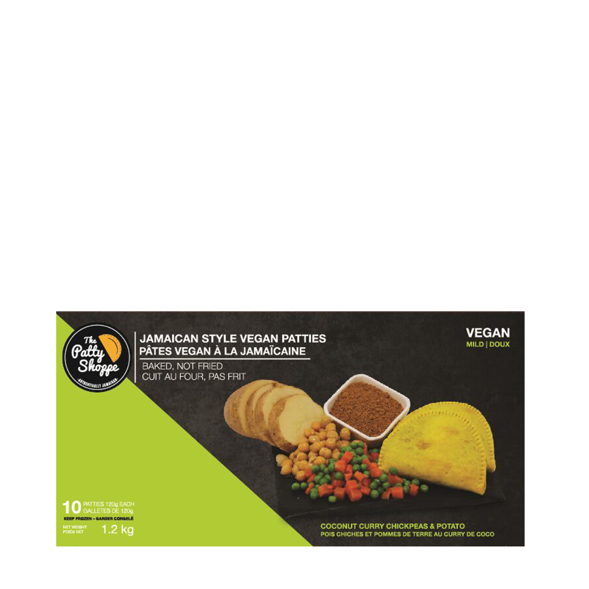 The Patty Shoppe | Jamaican Patties Vegan Curry 1.2kg