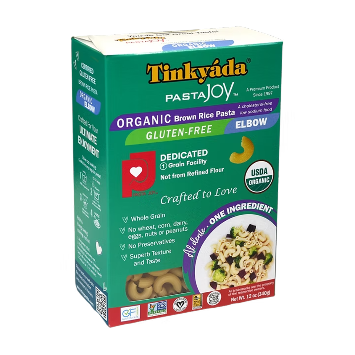 Tinkyada | Organic Brown Rice Elbows Pasta