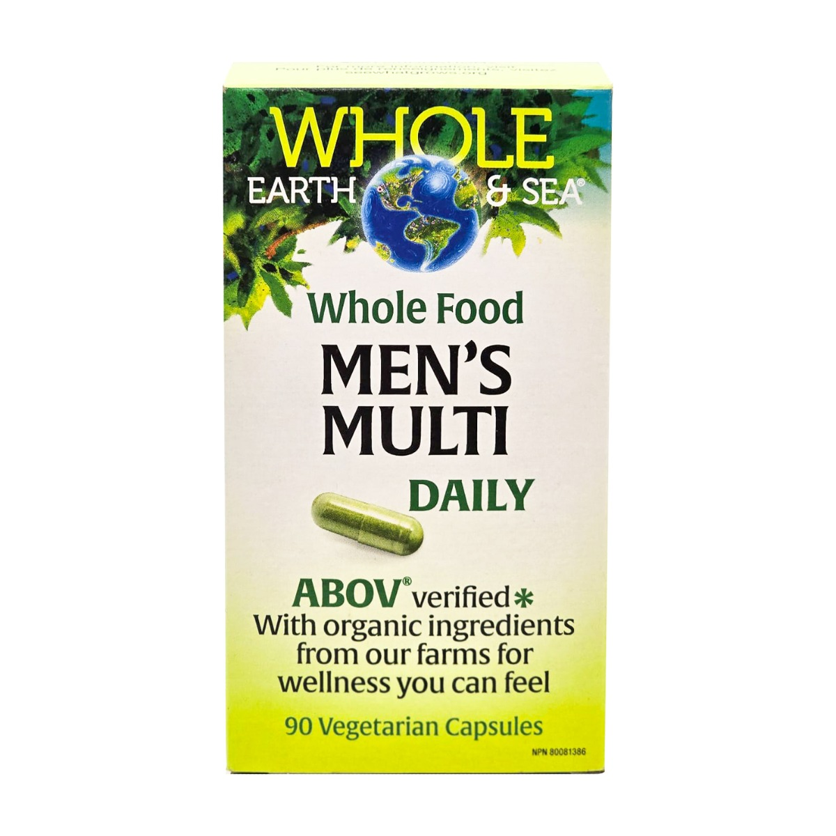 Natural Factors | Whole Earth & Sea Men's Multi Daily 90 Veggie Capsules