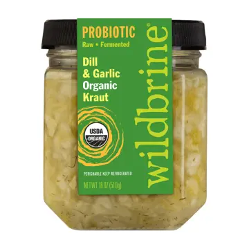 Wildbrine | Choucroute biologique à l'aneth et à l'ail 500ml