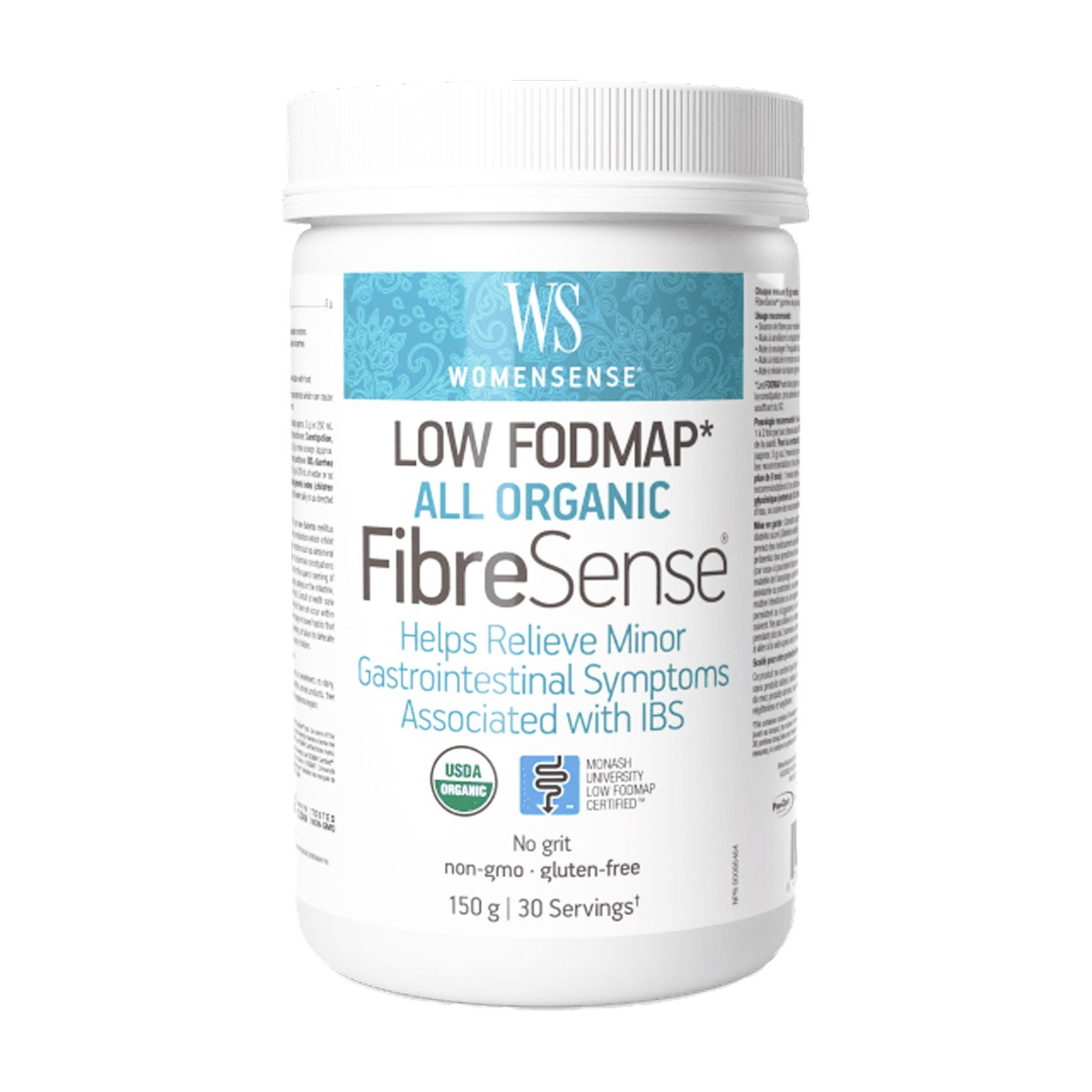 WomenSense | Low Fodmap FibreSense 150g Powder