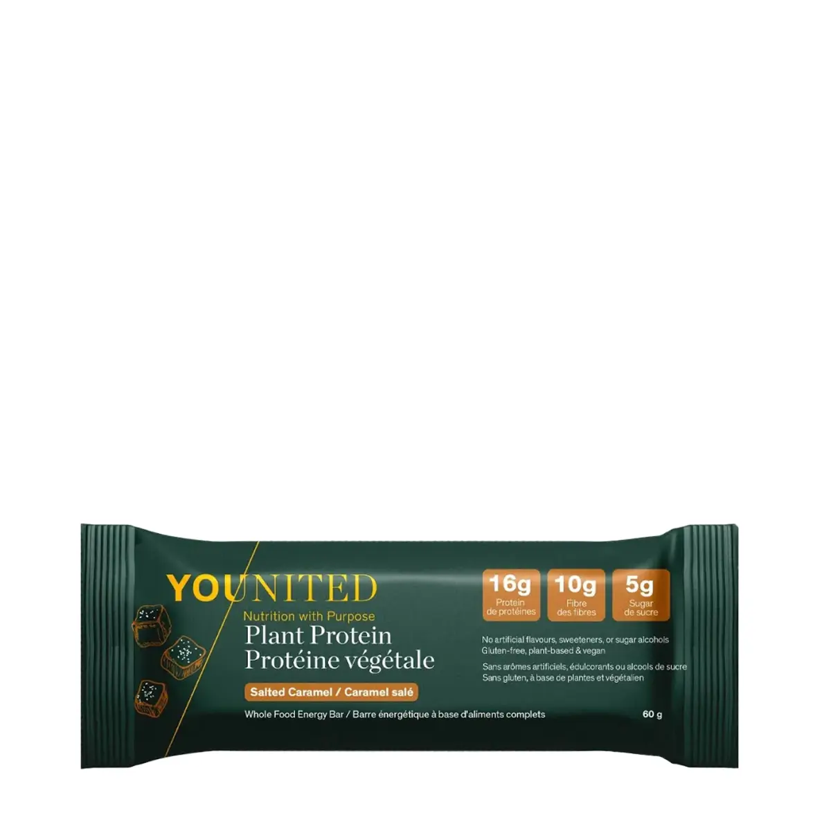 Younited | Salted Caramel Whole Food Energy Bar 60g