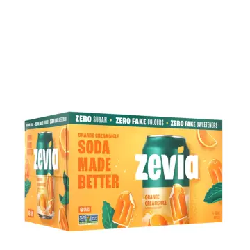 Zevia | Orange Creamsicle Soda 6x355ml Cans