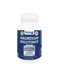 Naka Platinum | Magnesium Bisglycinate Complex With 200mg Elemental Magnesium Veggie Capsules - 60's