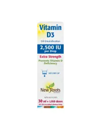New Roots | Vitamin D 2500IU Drops - 30ml