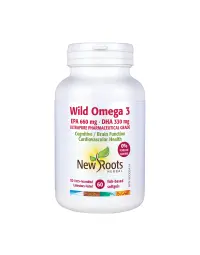 New Roots | Wild Omega-3 Fish Softgels - 60 Fish Softgels