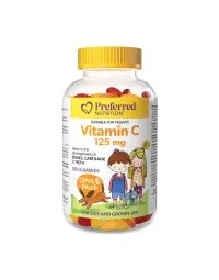 Preferred Nutrition | Vitamin C 125mg Citrus & Peach Flavoured Gummies 180's