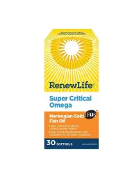 Renew Life | Super Critical Omega Norwegian Gold Fish Oil 30 Softgels