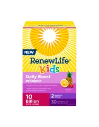 Renew Life | Kids Daily Boost 10 Billion Probiotic Powder Packets